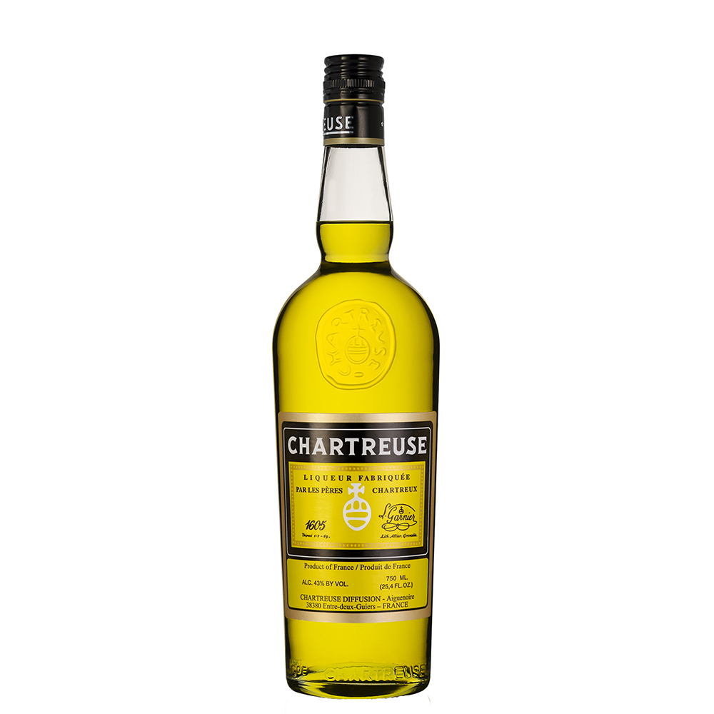 Chartreuse Yellow Bottle